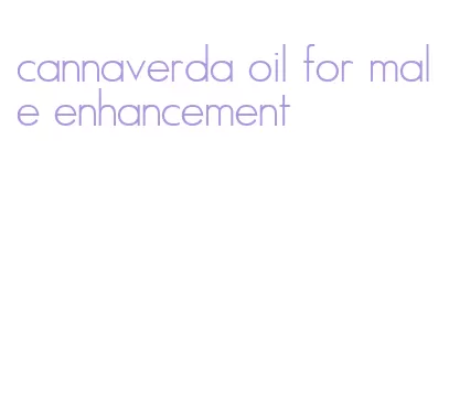 cannaverda oil for male enhancement