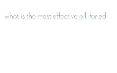 what is the most effective pill for ed