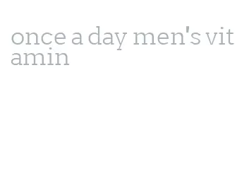 once a day men's vitamin