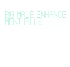 big male enhancement pills