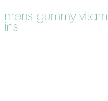 mens gummy vitamins