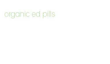 organic ed pills