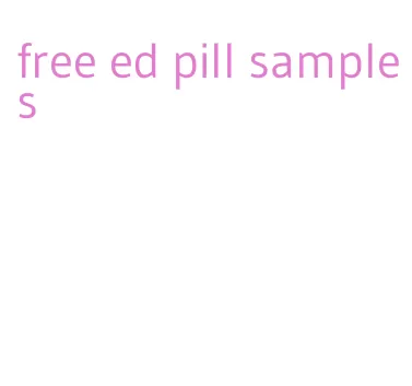 free ed pill samples