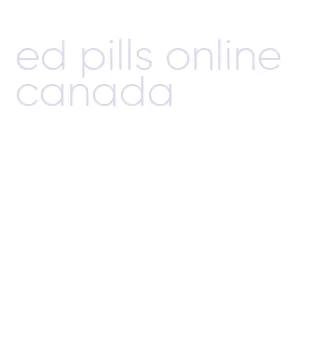 ed pills online canada