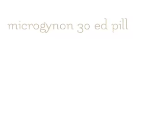 microgynon 30 ed pill