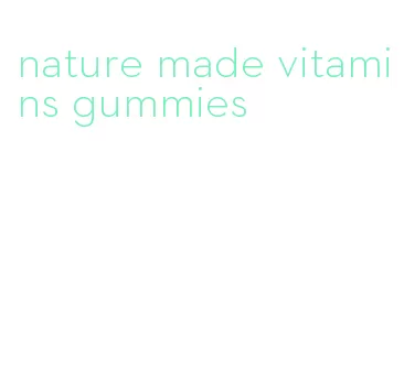 nature made vitamins gummies