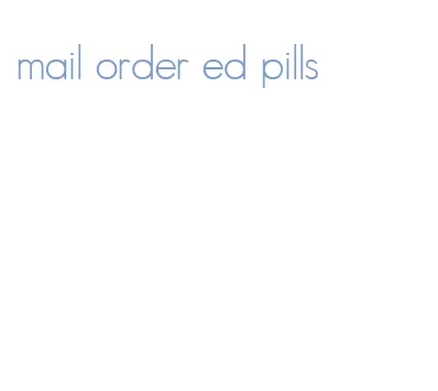 mail order ed pills