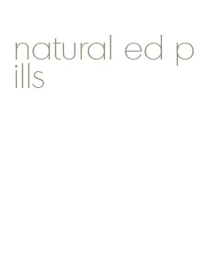 natural ed pills