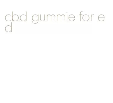 cbd gummie for ed