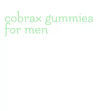 cobrax gummies for men