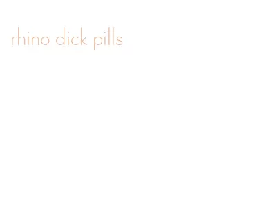 rhino dick pills