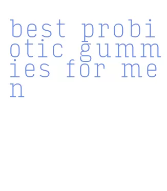 best probiotic gummies for men