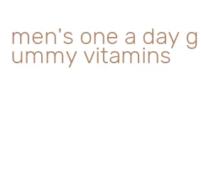 men's one a day gummy vitamins