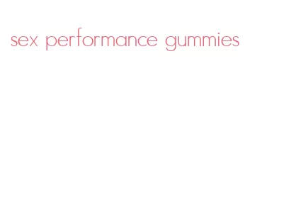 sex performance gummies