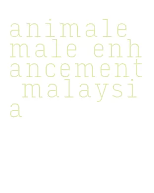 animale male enhancement malaysia