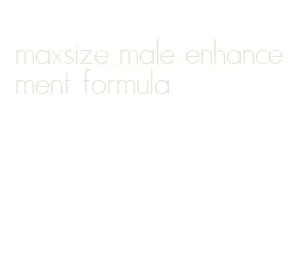 maxsize male enhancement formula