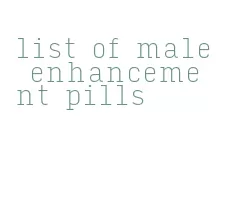 list of male enhancement pills