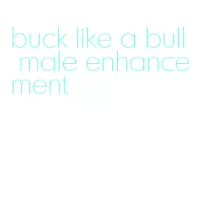 buck like a bull male enhancement