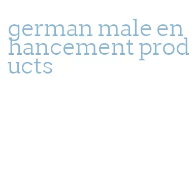 german male enhancement products