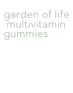 garden of life multivitamin gummies