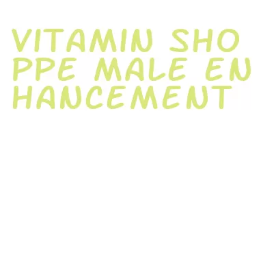 vitamin shoppe male enhancement