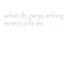 what do penis enlargement pills do