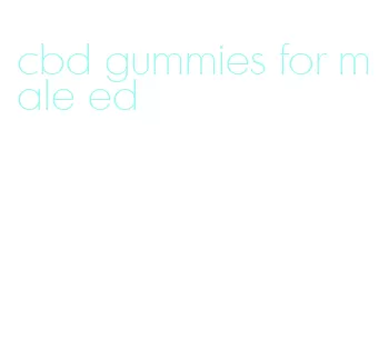 cbd gummies for male ed