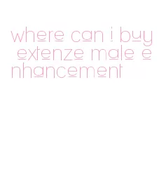 where can i buy extenze male enhancement