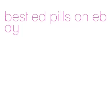 best ed pills on ebay