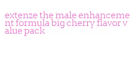 extenze the male enhancement formula big cherry flavor value pack