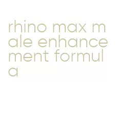 rhino max male enhancement formula