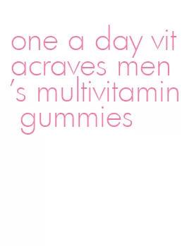 one a day vitacraves men's multivitamin gummies