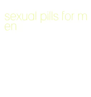 sexual pills for men