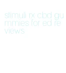 stimuli rx cbd gummies for ed reviews