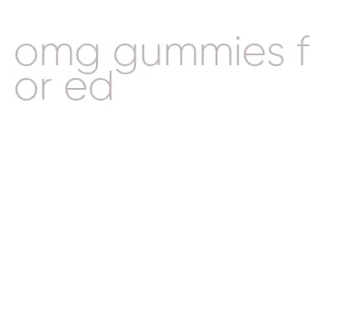 omg gummies for ed