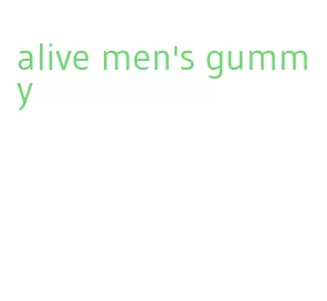 alive men's gummy