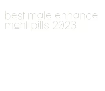 best male enhancement pills 2023