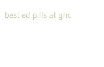 best ed pills at gnc