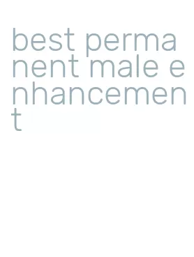 best permanent male enhancement