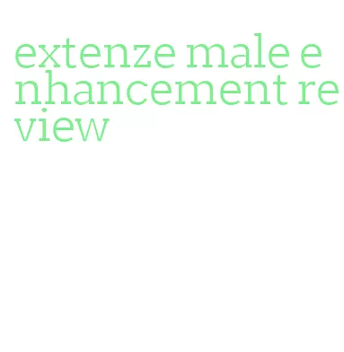 extenze male enhancement review