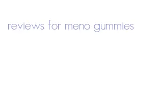 reviews for meno gummies